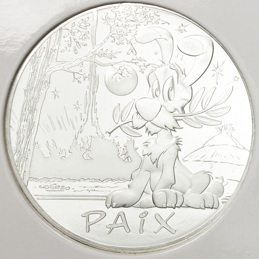 France, 50 Euro, Astérix, Paix, 2015, MS(65-70), Silver