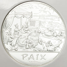 France, 50 Euro, Astérix, Paix, 2015, MS(65-70), Silver