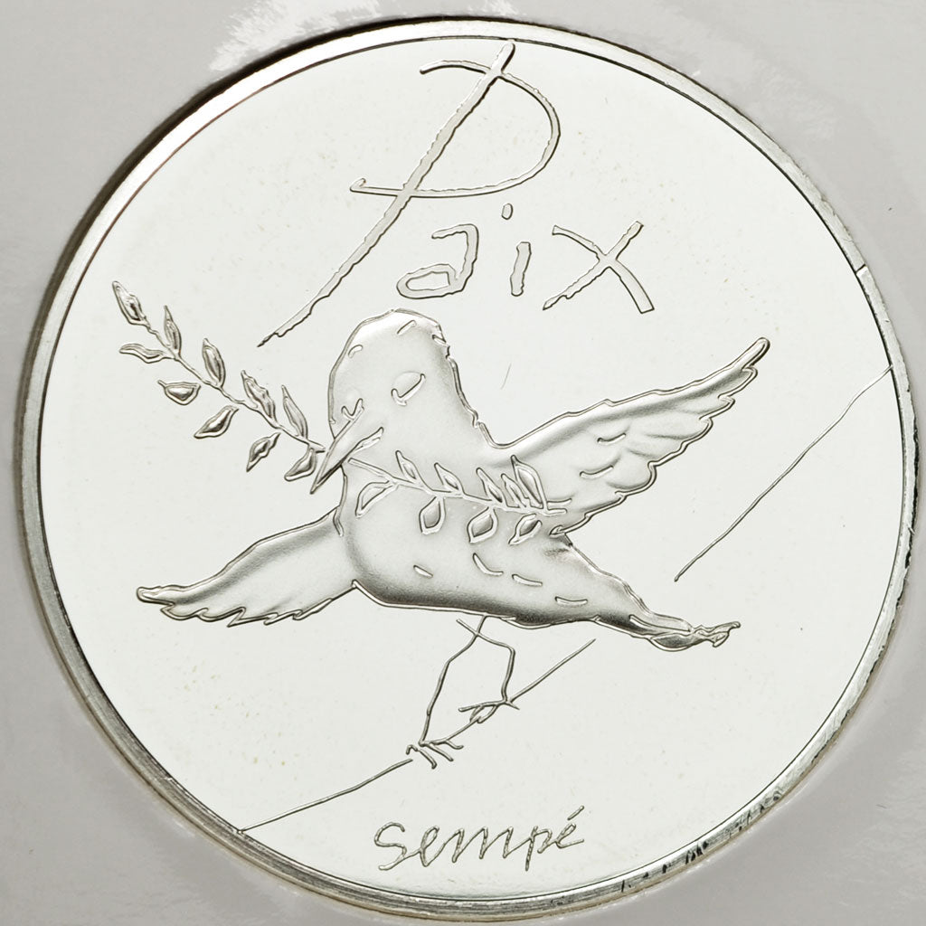 France, 50 Euro, Paix, Sempé, 2014, MS(65-70), Silver