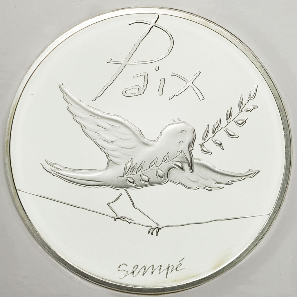 France, 50 Euro, Paix, Sempé, 2014, MS(65-70), Silver