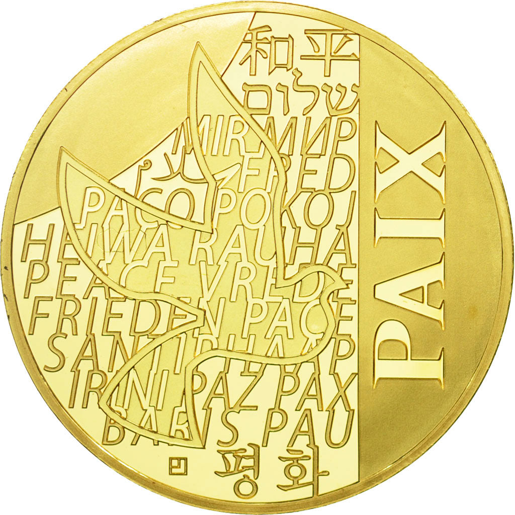 France, 250 Euro, Paix, 2013, MS(65-70), Gold