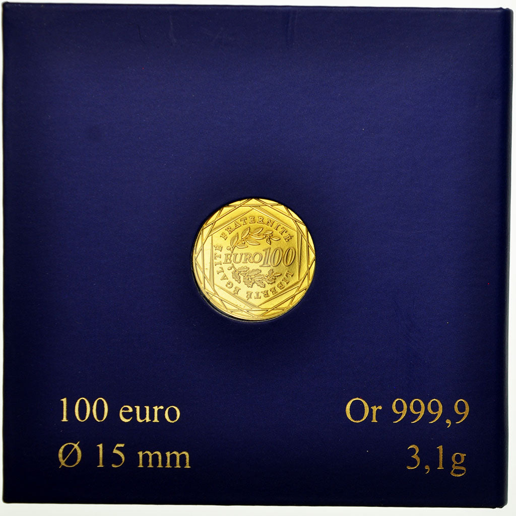 Coin, France, 100 Euro, 2010, MS(65-70), Gold
