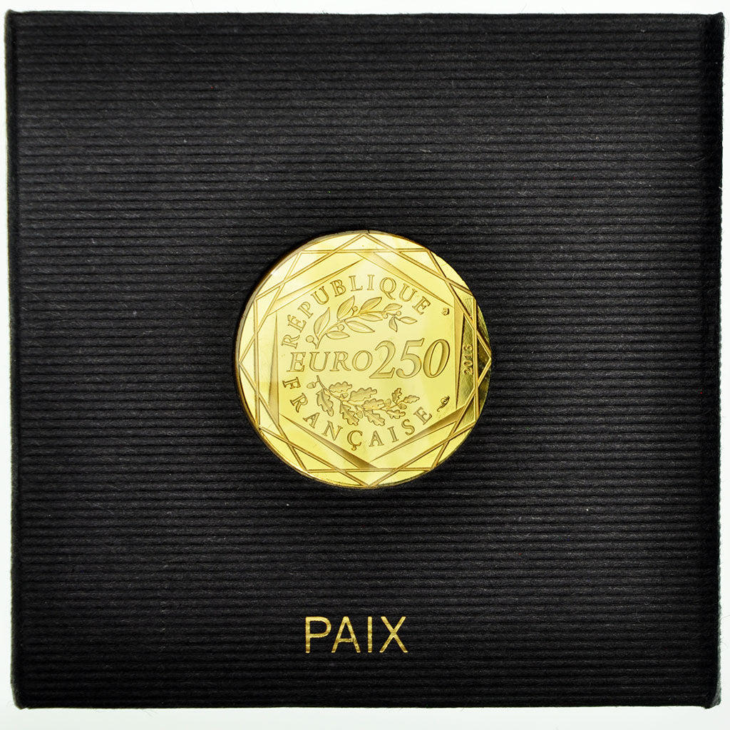 France, 250 Euro, Paix, 2013, MS(65-70), Gold