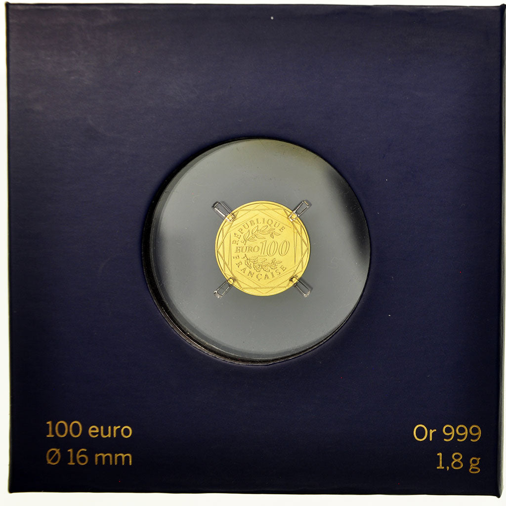 France, 100 Euro, 2015, MS(65-70), Gold