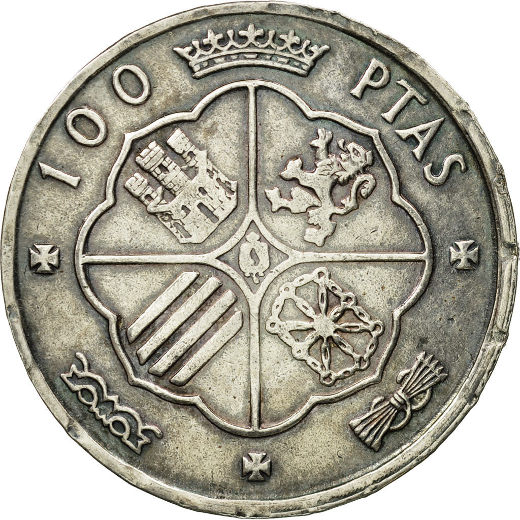 Münze, Spanien, Caudillo and regent, 100 Pesetas, 1966, Madrid, SS, Silber