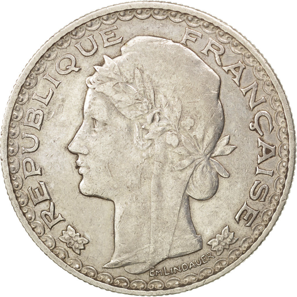 FRENCH INDO-CHINA, Piastre, 1931, Paris, KM #19, EF(40-45), Silver, Lecompte...