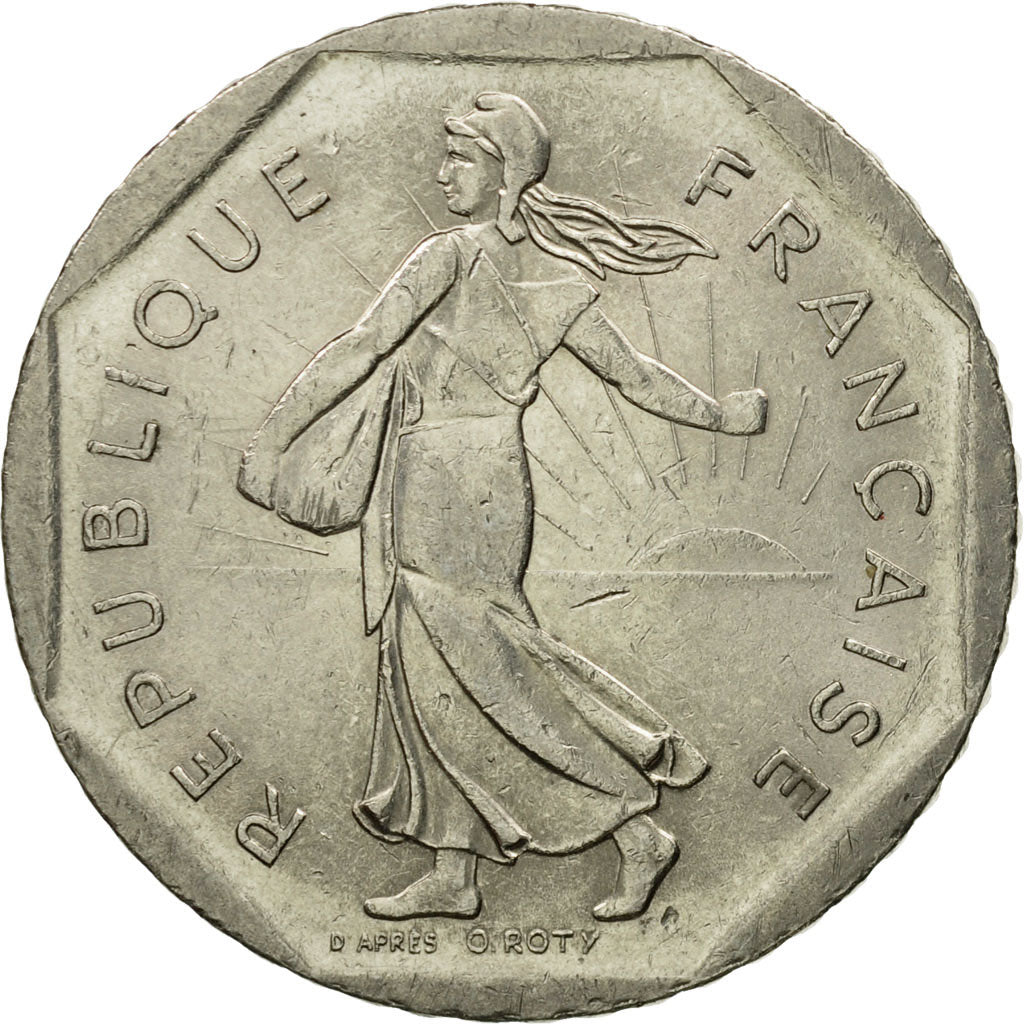 Coin, France, Semeuse, 2 Francs, 1996, Paris, EF(40-45), Nickel, KM:942.1