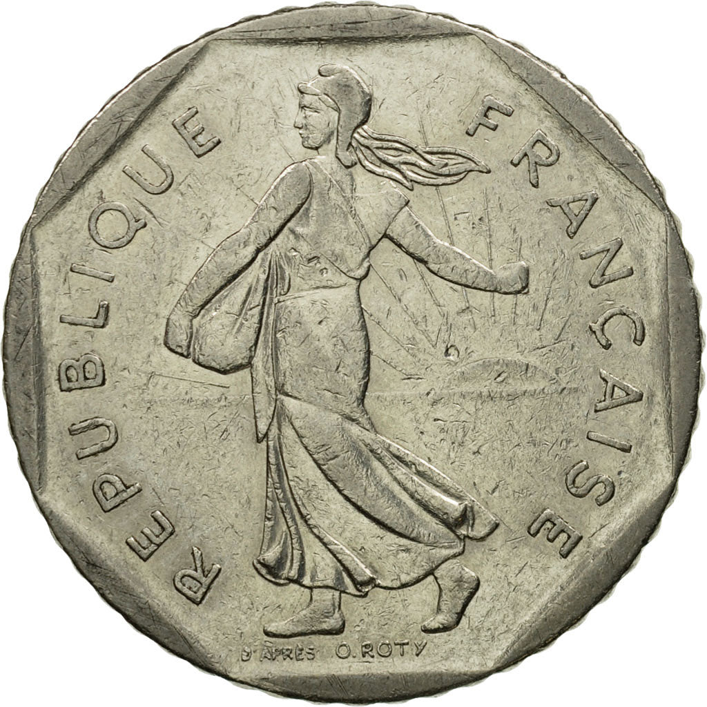 Coin, France, Semeuse, 2 Francs, 1983, Paris, EF(40-45), Nickel, KM:942.1