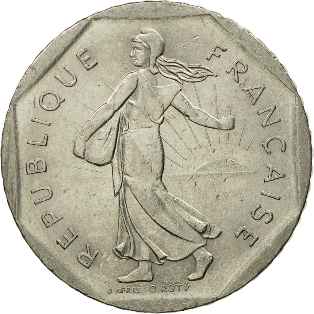 Coin, France, Semeuse, 2 Francs, 1995, Paris, EF(40-45), Nickel, KM:942.1