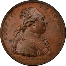 Frankreich, Medaille, Louis XVI, J. Sylvain Bailly, Premier Maire de Paris