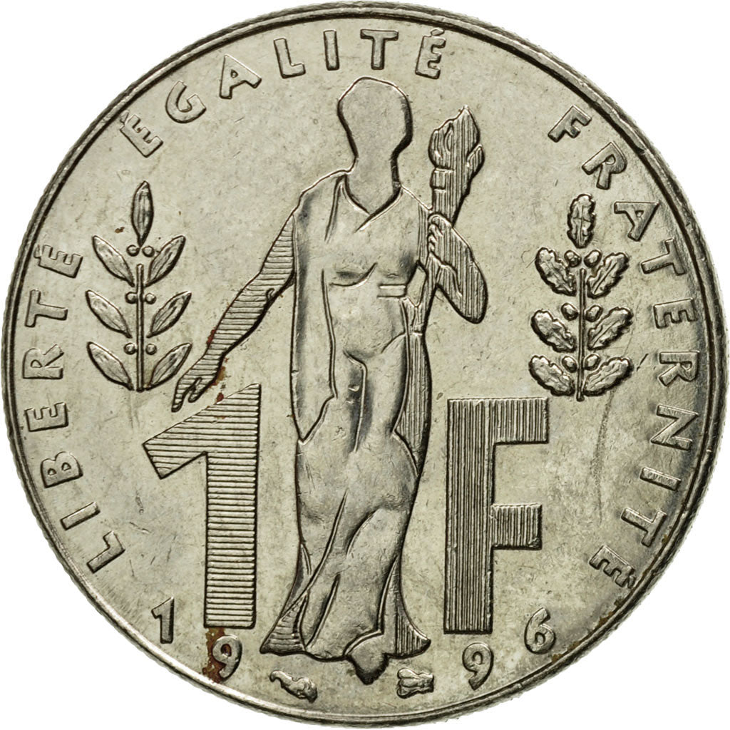 Moneda, Francia, Jacques Rueff, Franc, 1996, Paris, EBC, Níquel, KM:1160