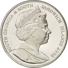SOUTH GEORGIA AND THE SOUTH SANDWICH ISLANDS, 2 Pounds, 2008, Pobjoy Mint, KM...