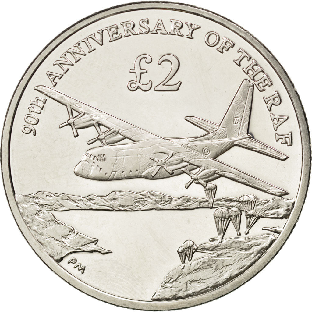 SOUTH GEORGIA AND THE SOUTH SANDWICH ISLANDS, 2 Pounds, 2008, Pobjoy Mint, KM...