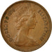 Coin, Great Britain, Elizabeth II, 2 Pence, 1979, British Royal Mint, EF(40-45)