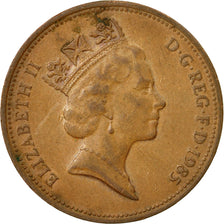 Coin, Great Britain, Elizabeth II, 2 Pence, 1985, British Royal Mint, EF(40-45)