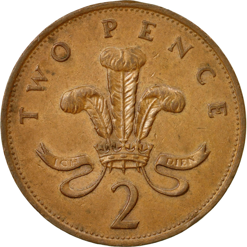 Coin, Great Britain, Elizabeth II, 2 Pence, 1985, British Royal Mint, EF(40-45)