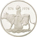 ICELAND, 500 Kronur, 1974, KM #20, MS(65-70), Silver, 20.00