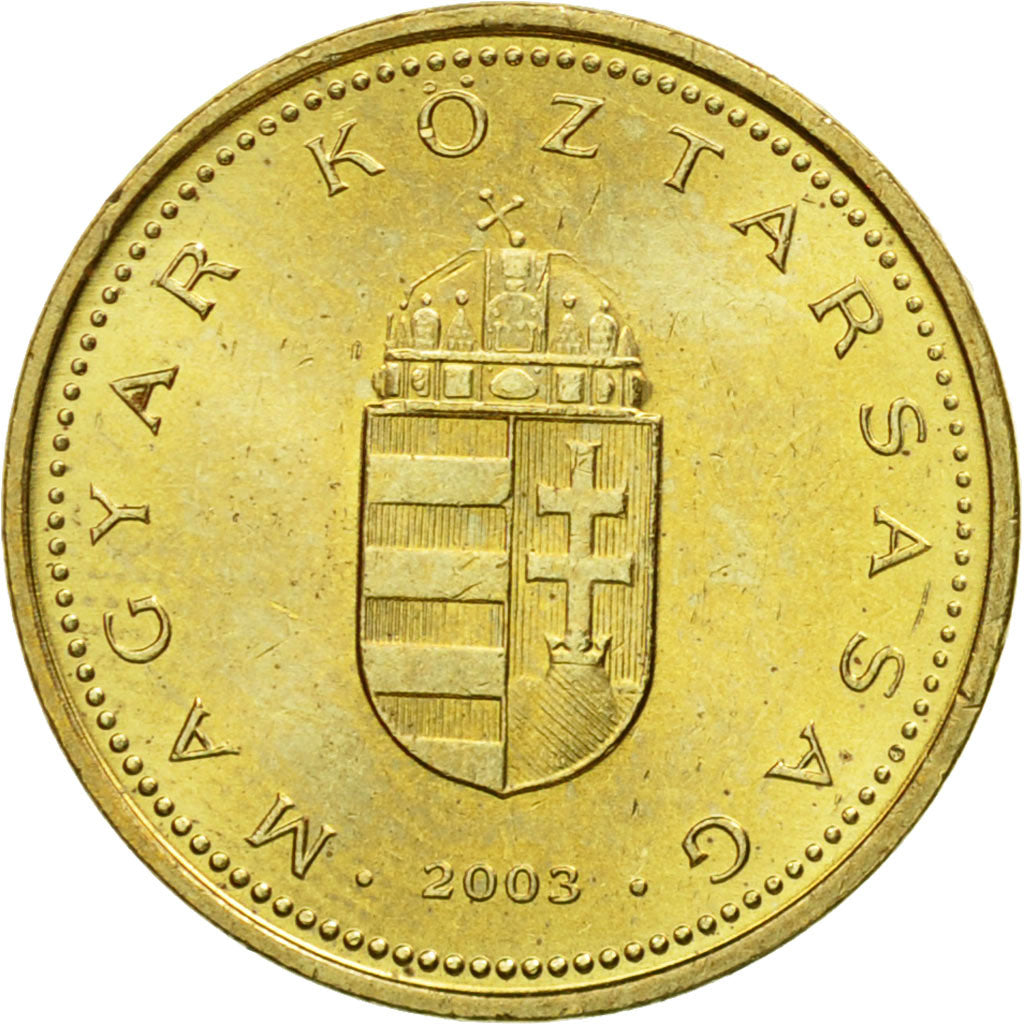 Coin, Hungary, Forint, 2003, Budapest, AU(55-58), Nickel-brass, KM:692
