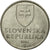 Moneda, Eslovaquia, 2 Koruna, 1995, MBC, Níquel chapado en acero, KM:13