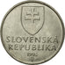 Munten, Slowakije, 2 Koruna, 1995, ZF, Nickel plated steel, KM:13