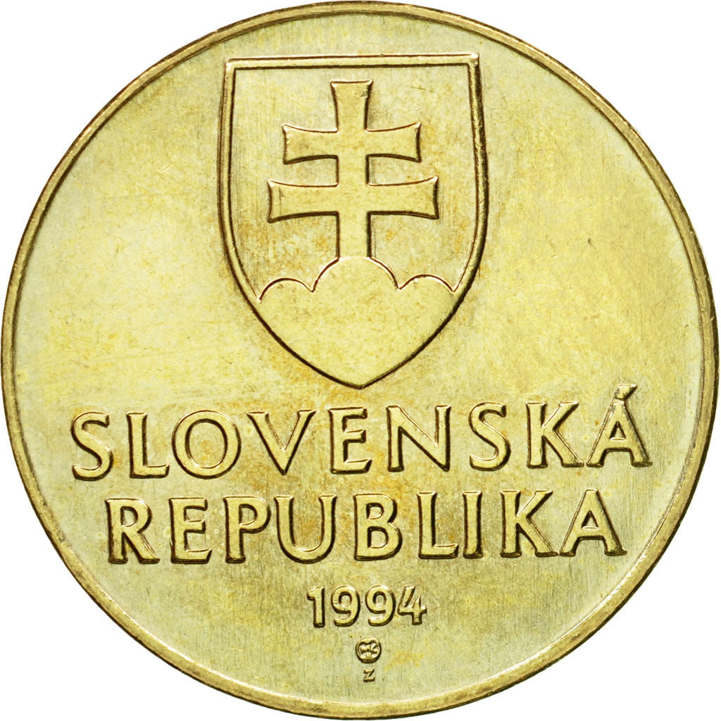 Moneta, Slovacchia, 10 Koruna, 1994, BB, Alluminio-bronzo, KM:11