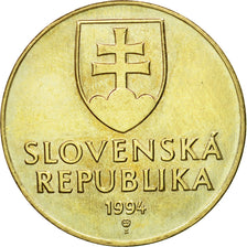 Monnaie, Slovaquie, 10 Koruna, 1994, TTB, Aluminum-Bronze, KM:11