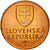 Moneta, Slovacchia, 50 Halierov, 2003, BB, Acciaio placcato rame, KM:35