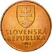 Moneta, Słowacja, 50 Halierov, 2003, EF(40-45), Miedź platerowana stalą