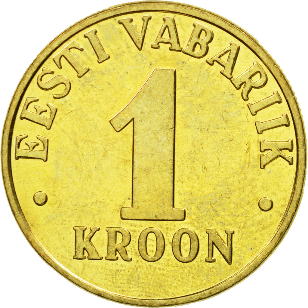 Moneda, Estonia, Kroon, 2001, no mint, MBC, Aluminio - bronce, KM:35