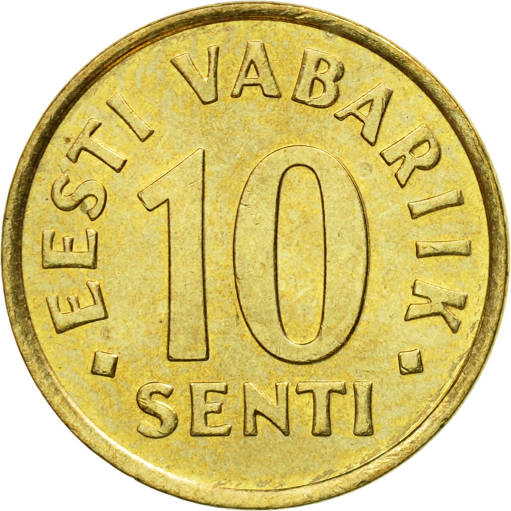 Coin, Estonia, 10 Senti, 2002, no mint, EF(40-45), Aluminum-Bronze, KM:22