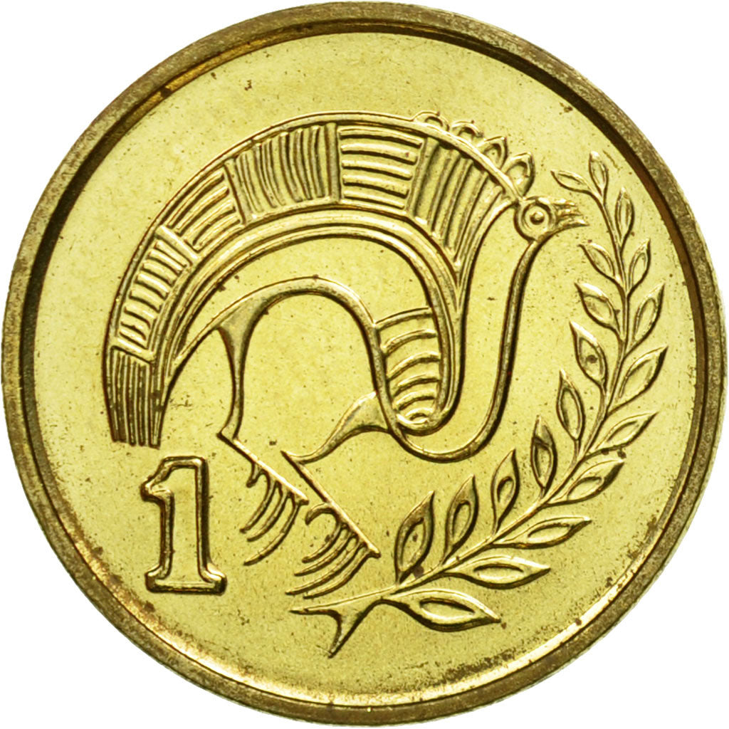Coin, Cyprus, Cent, 1998, AU(55-58), Nickel-brass, KM:53.3