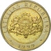 Coin, Latvia, 2 Lati, 1999, EF(40-45), Bi-Metallic, KM:38