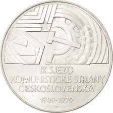 CZECHOSLOVAKIA, 50 Korun, 1979, KM #98, MS(63), Silver, 31, 12.92