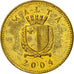Coin, Malta, Cent, 2004, British Royal Mint, EF(40-45), Nickel-brass, KM:93