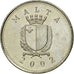 Coin, Malta, 2 Cents, 2002, British Royal Mint, AU(55-58), Copper-nickel, KM:94