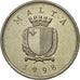 Münze, Malta, 10 Cents, 1998, British Royal Mint, VZ, Copper-nickel, KM:96