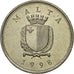 Coin, Malta, 10 Cents, 1998, British Royal Mint, AU(55-58), Copper-nickel, KM:96