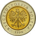 Münze, Polen, 5 Zlotych, 1994, Warsaw, VZ, Bi-Metallic, KM:284