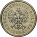 Coin, Poland, 20 Groszy, 2002, Warsaw, EF(40-45), Copper-nickel, KM:280