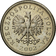 Coin, Poland, 10 Groszy, 2002, Warsaw, EF(40-45), Copper-nickel, KM:279