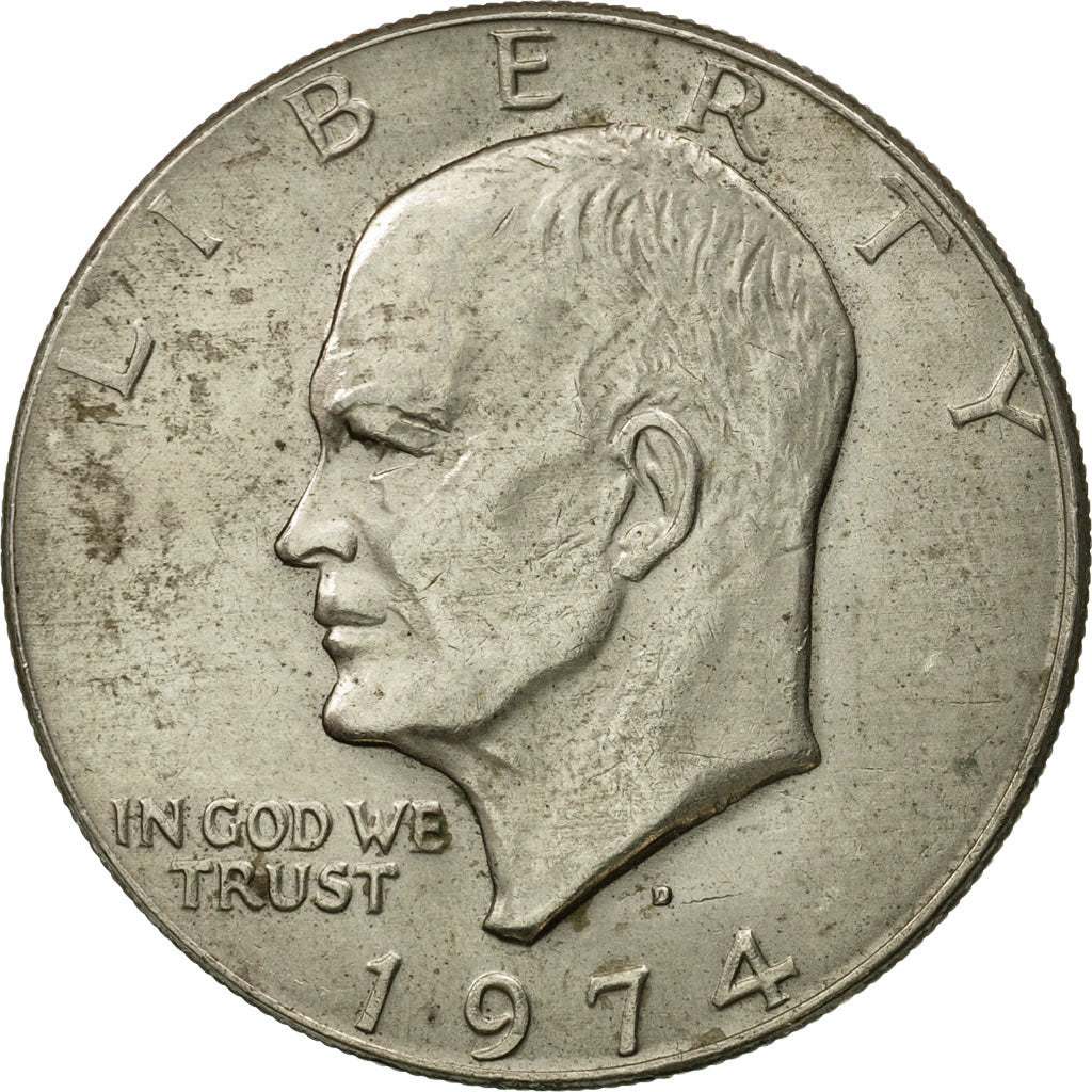 Monnaie, États-Unis, Eisenhower Dollar, Dollar, 1974, U.S. Mint, Denver, TTB
