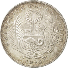 Monnaie, Pérou, 1/2 Sol, 1935, SPL, Argent, KM:216