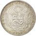 Moneda, Perú, 1/2 Sol, 1935, SC, Plata, KM:216
