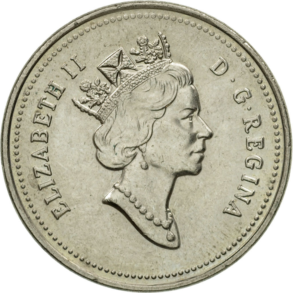 Coin, Canada, Elizabeth II, 5 Cents, 1993, Royal Canadian Mint, Ottawa