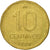 Moneta, Argentina, 10 Centavos, 1986, EF(40-45), Mosiądz, KM:98