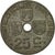 Coin, Belgium, 25 Centimes, 1942, EF(40-45), Zinc, KM:131