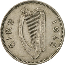 Monnaie, IRELAND REPUBLIC, 6 Pence, 1942, TTB, Copper-nickel, KM:13a