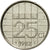 Coin, Netherlands, Beatrix, 25 Cents, 1982, EF(40-45), Nickel, KM:204
