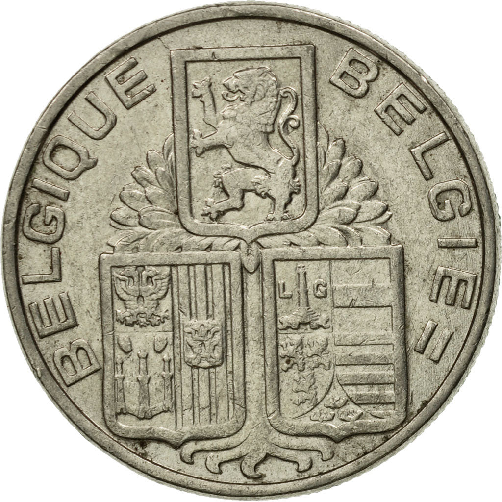 Coin, Belgium, 5 Francs, 5 Frank, 1938, EF(40-45), Nickel, KM:116.1
