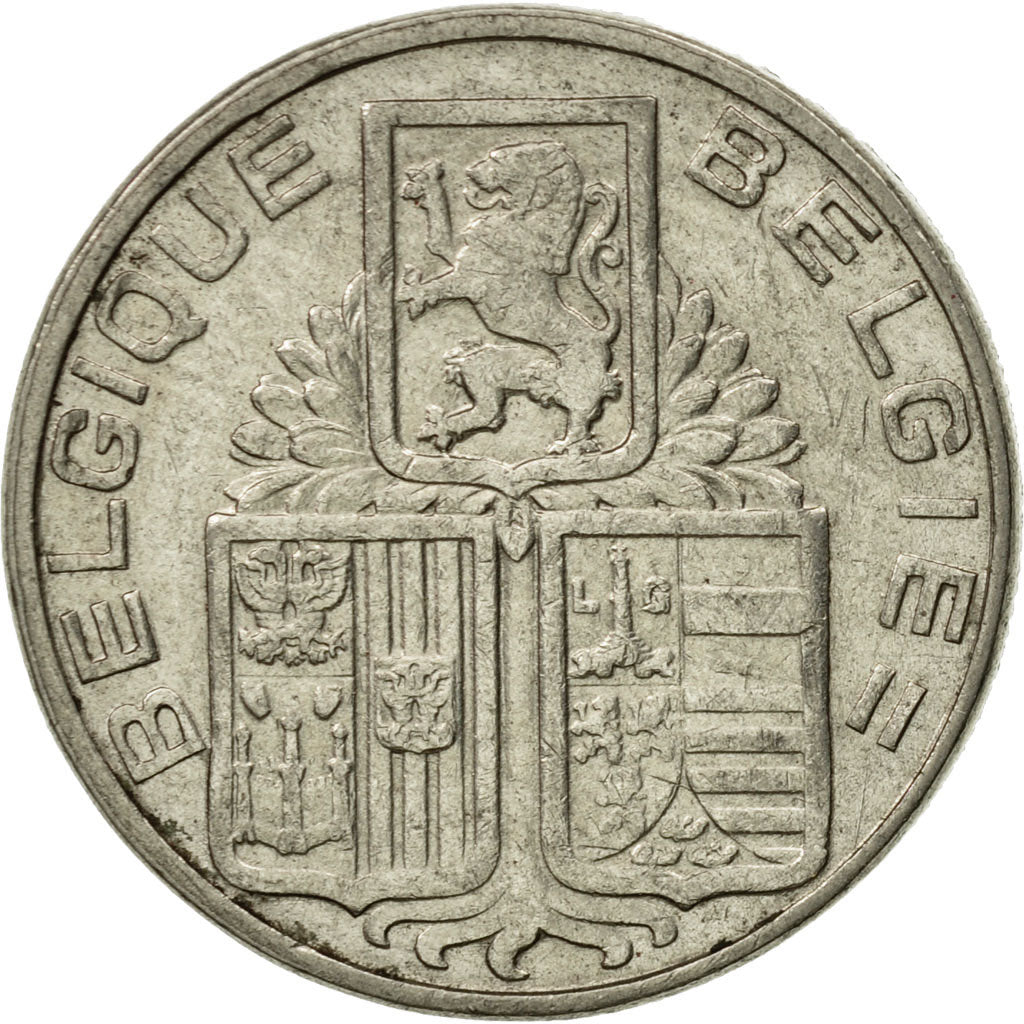 Monnaie, Belgique, 5 Francs, 5 Frank, 1938, TTB, Nickel, KM:116.1
